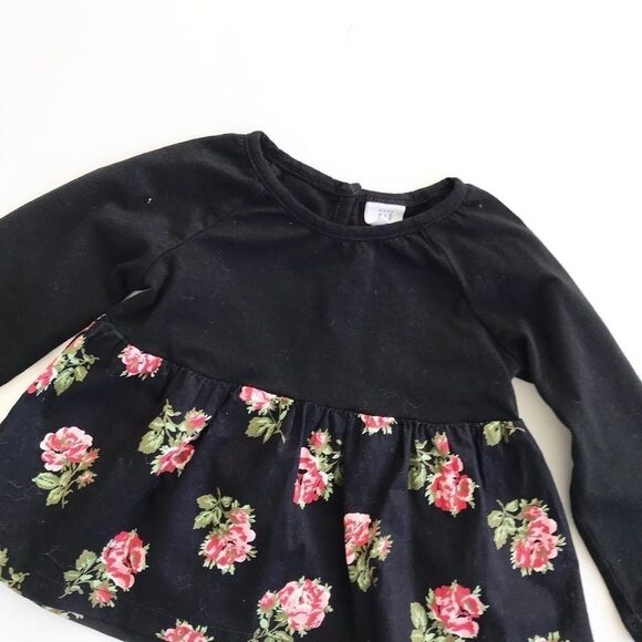 Babygap rose print long sleeve top EUC 12-18 month - Picture 2 of 4
